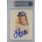 Hank Blalock autograph