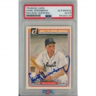 Hank Greenberg autograph