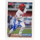 D'Shawn Knowles autograph