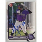 Yanquiel Fernandez autograph