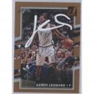 Kawhi Leonard autograph