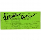Modest Mouse (Isaac Brock) autograph