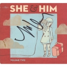 She & Him (M. Ward) autograph