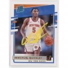 Immanuel Quickley autograph