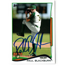 Paul Blackburn autograph
