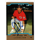 Luis Bolivar autograph