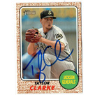 Taylor Clarke autograph