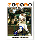 Travis Denker autograph