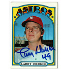 Larry Dierker autograph
