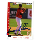Bernardo Flores autograph
