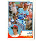 Von Hayes autograph