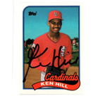 Ken Hill autograph
