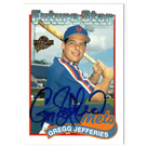 Gregg Jefferies autograph