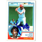 Gary Matthews autograph