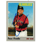 Isaac Paredes autograph