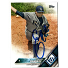 Erasmo Ramirez autograph