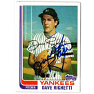 Dave Righetti autograph
