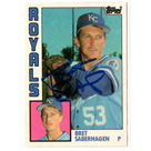 brett saberhagen autograph