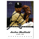 Justus Sheffield autograph