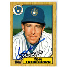 Tom Trebelhorn autograph