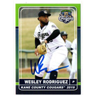 Wesley Rodriguez autograph