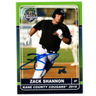 Zack Shannon autograph